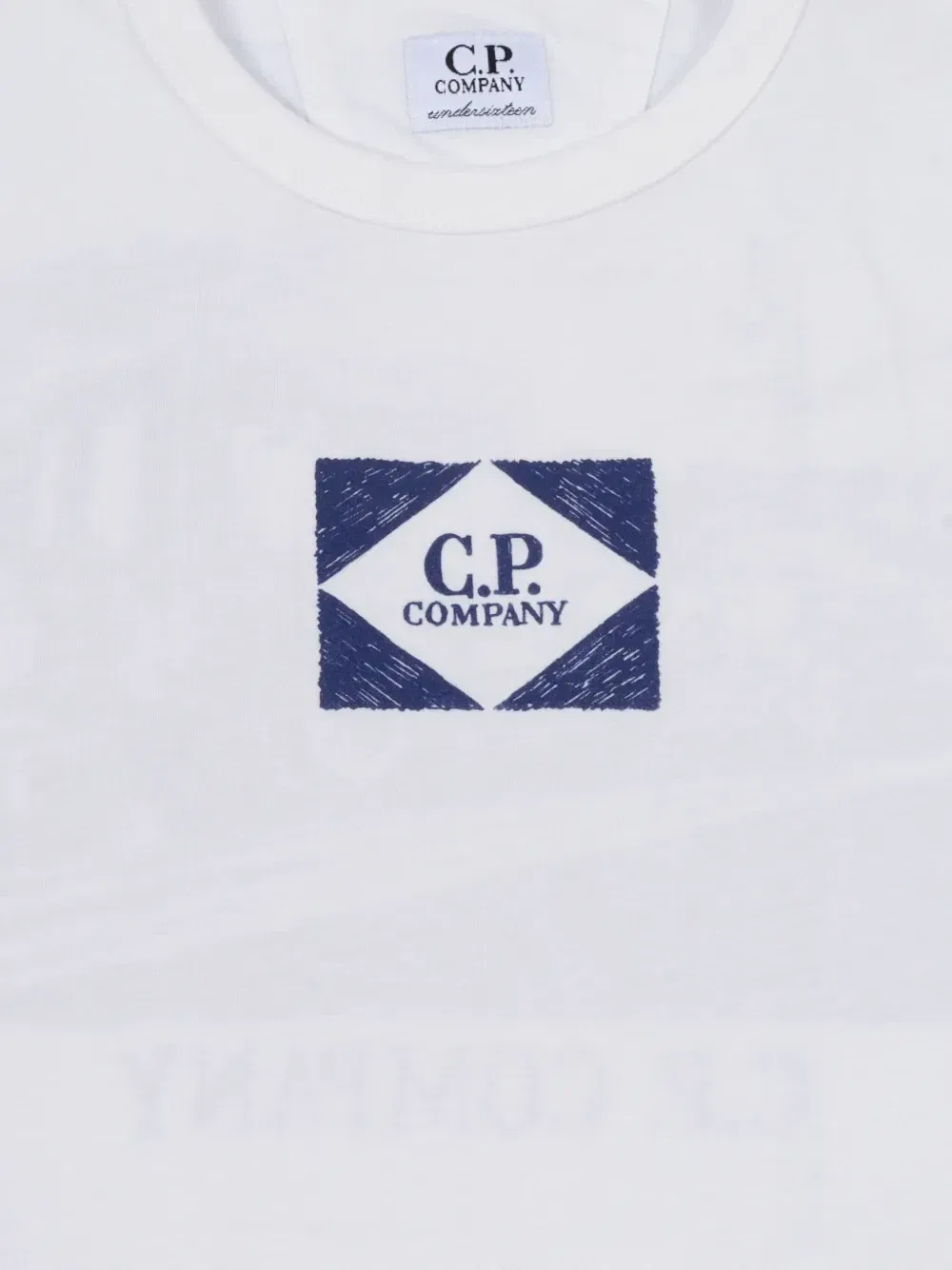 Футболка с графичным принтом C.P. Company Kids, белый — фото 3