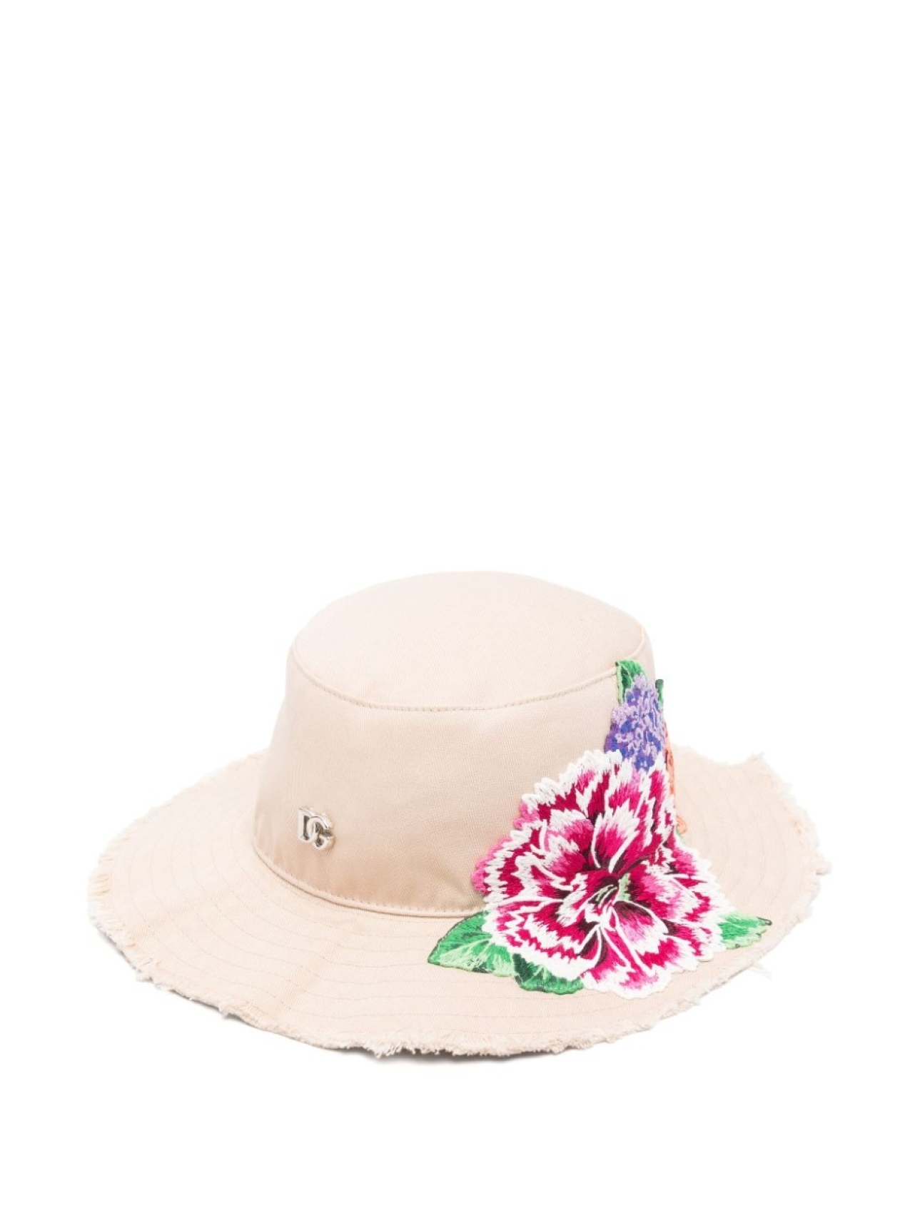 

Dolce & Gabbana Kids панама с логотипом, нейтральный цвет