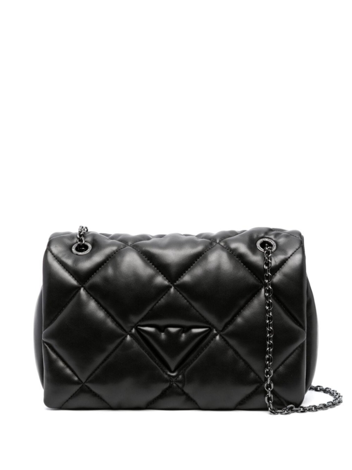 

Emporio Armani стеганая сумка на плечо с логотипом, черный
