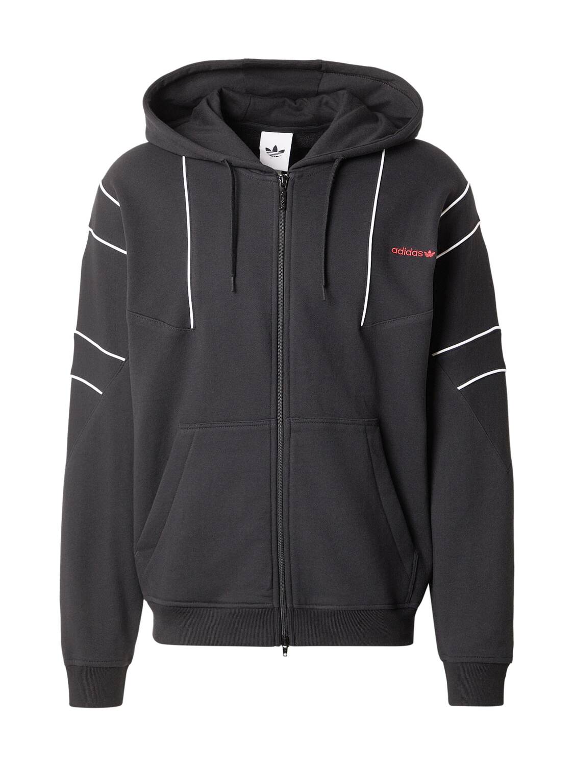 

Adidas Originals Худи на молнии в черном цвете, Черный, Adidas Originals Худи на молнии в черном цвете
