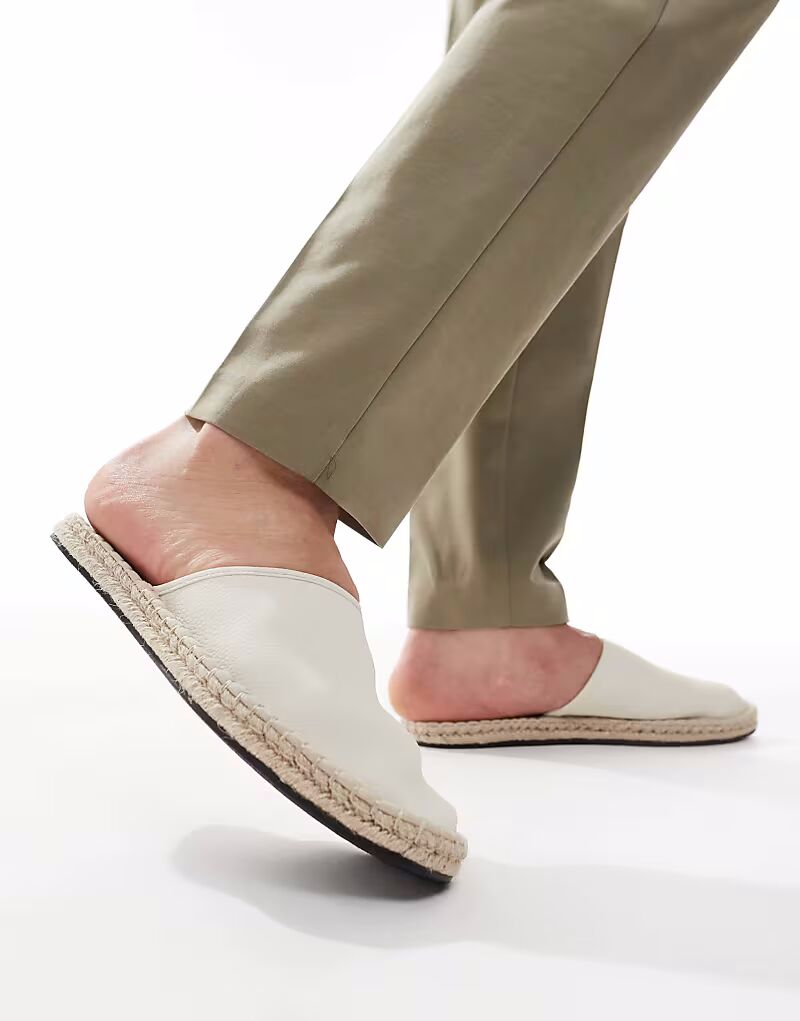 

Эспадрильи-мюли ASOS DESIGN белого цвета