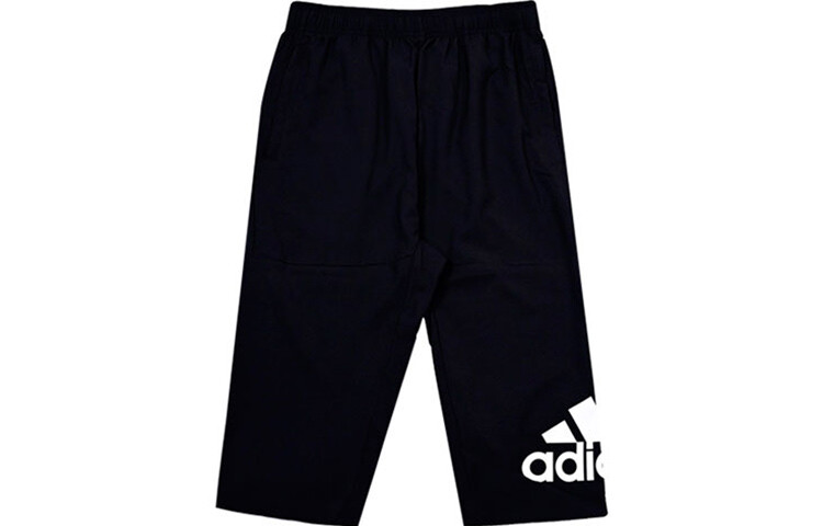 

Детские трикотажные спортивные штаны Adidas, черный