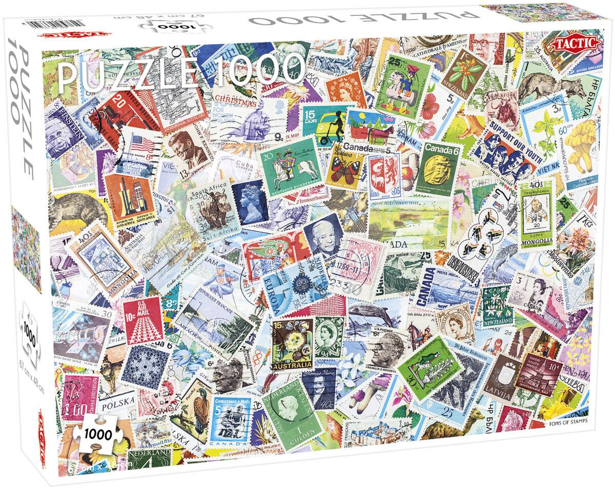 

Тактика, пазл, Tons of Stamps, 1000 шт. Tactic