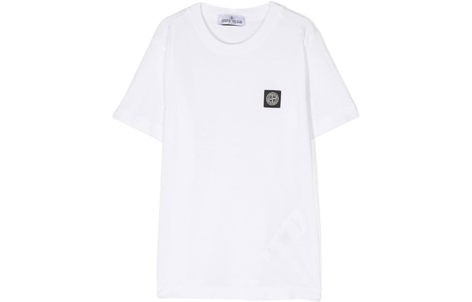 

Футболка детская Stone Island с логотипом, белый