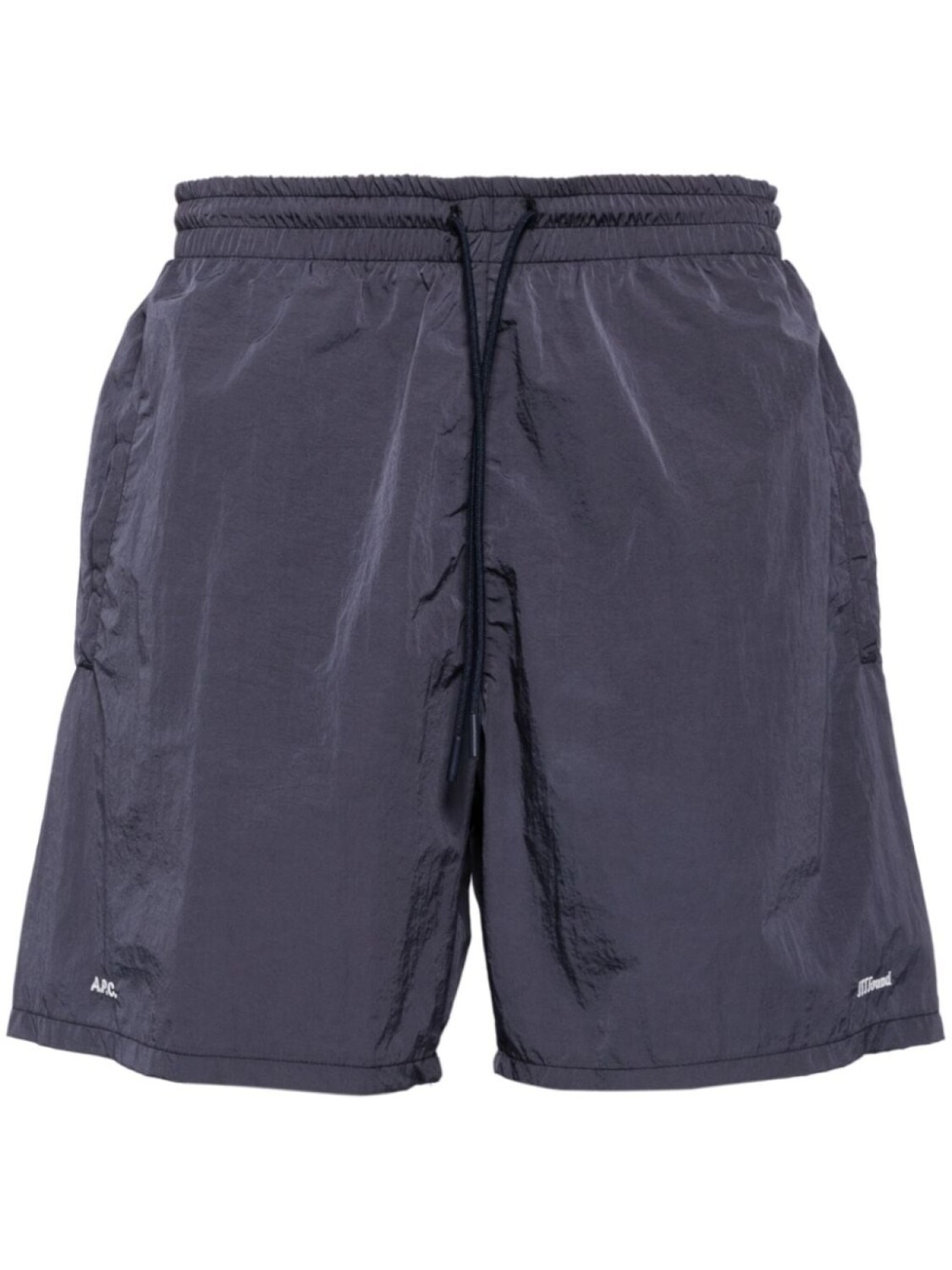

A.P.C. спортивные шорты с кулиской из коллаборации с JJJound, синий
