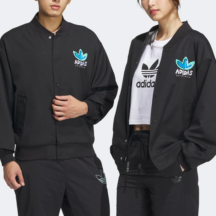Куртка adidas originals Logo IK8663, черный — фото 4