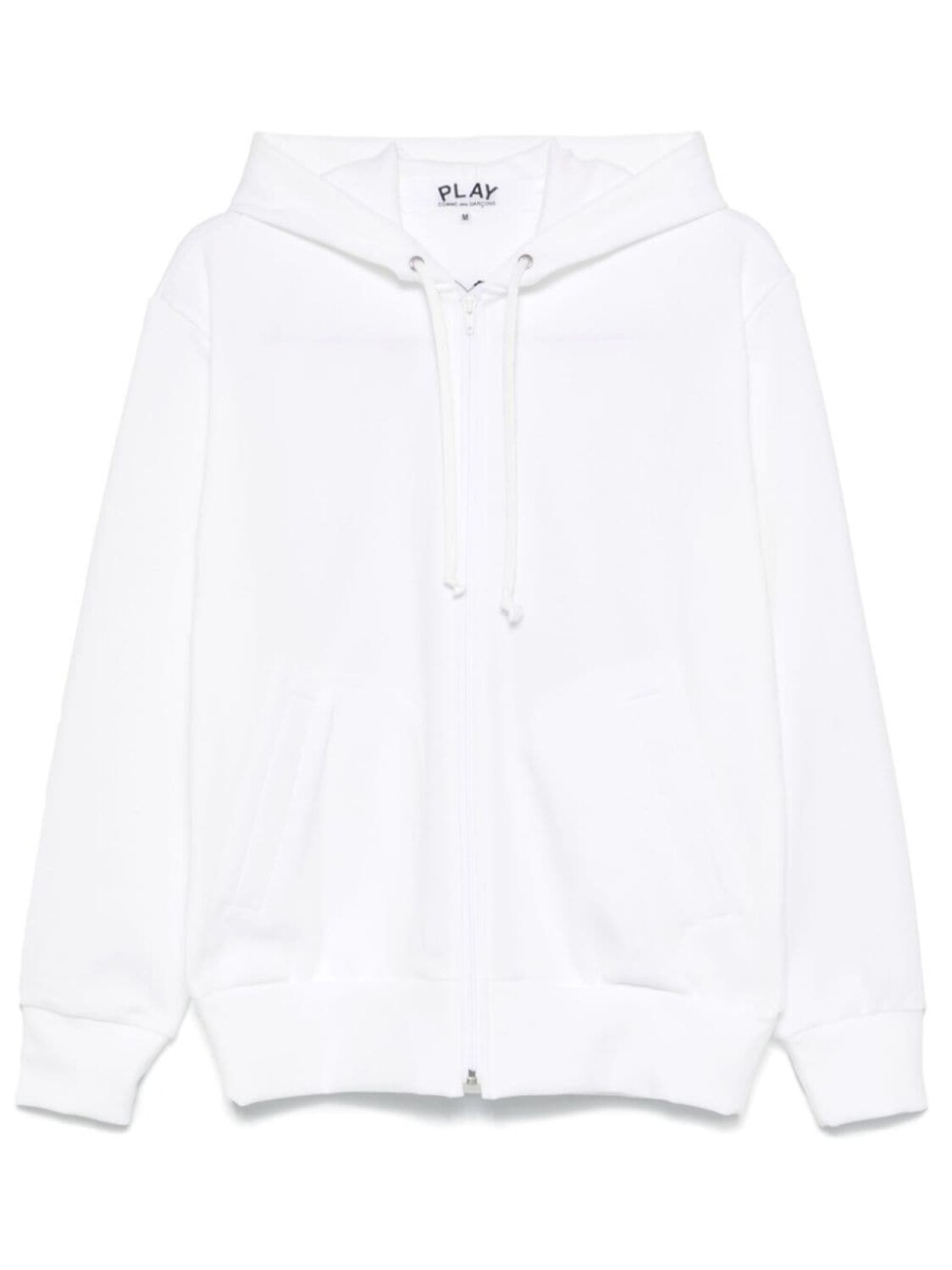 

Comme Des Garçons Play худи с нашивкой, белый