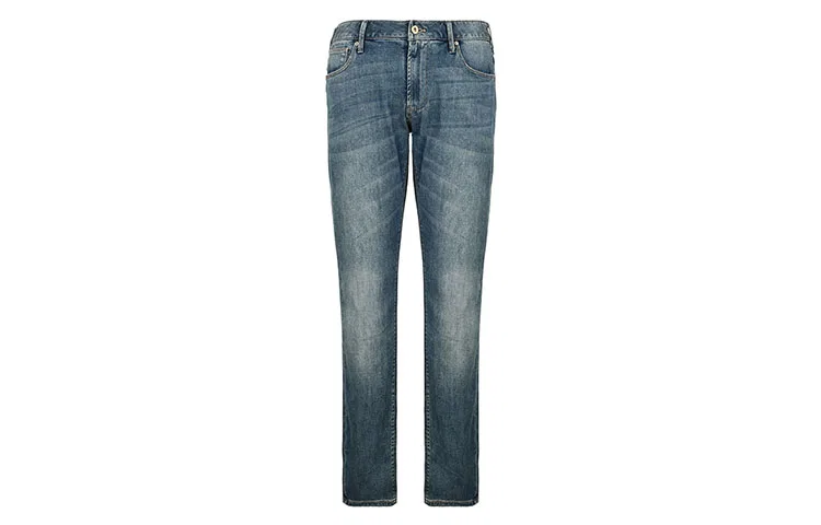 Джинсы прямого кроя Denim Blue Emporio Armani