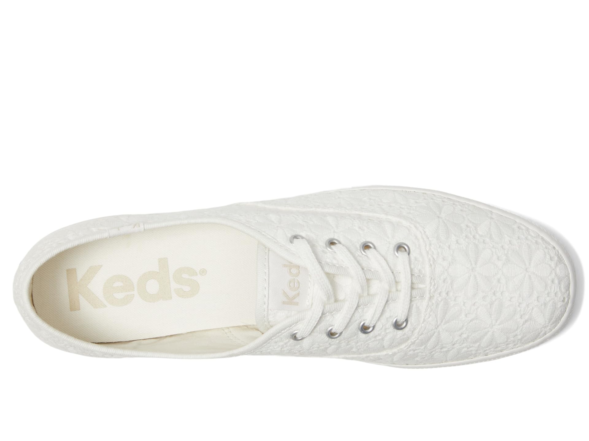 Кроссовки Keds Keds Champion Seasonal, Snow White Eyelet — фото 2