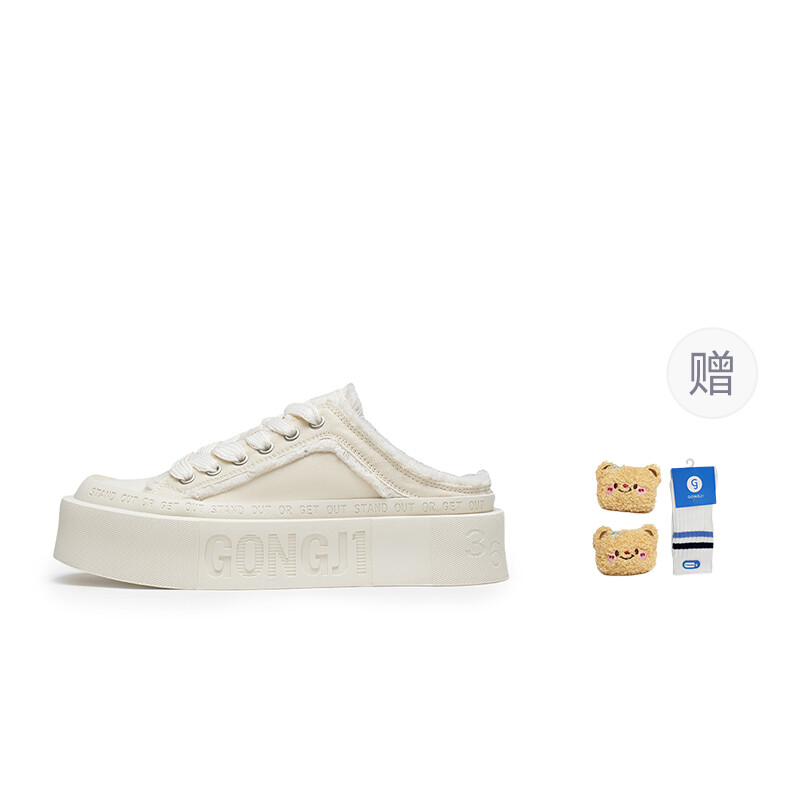 

Кроссовки GONGJI Lifestyle Shoes Unisex Low-top White, цвет Off White