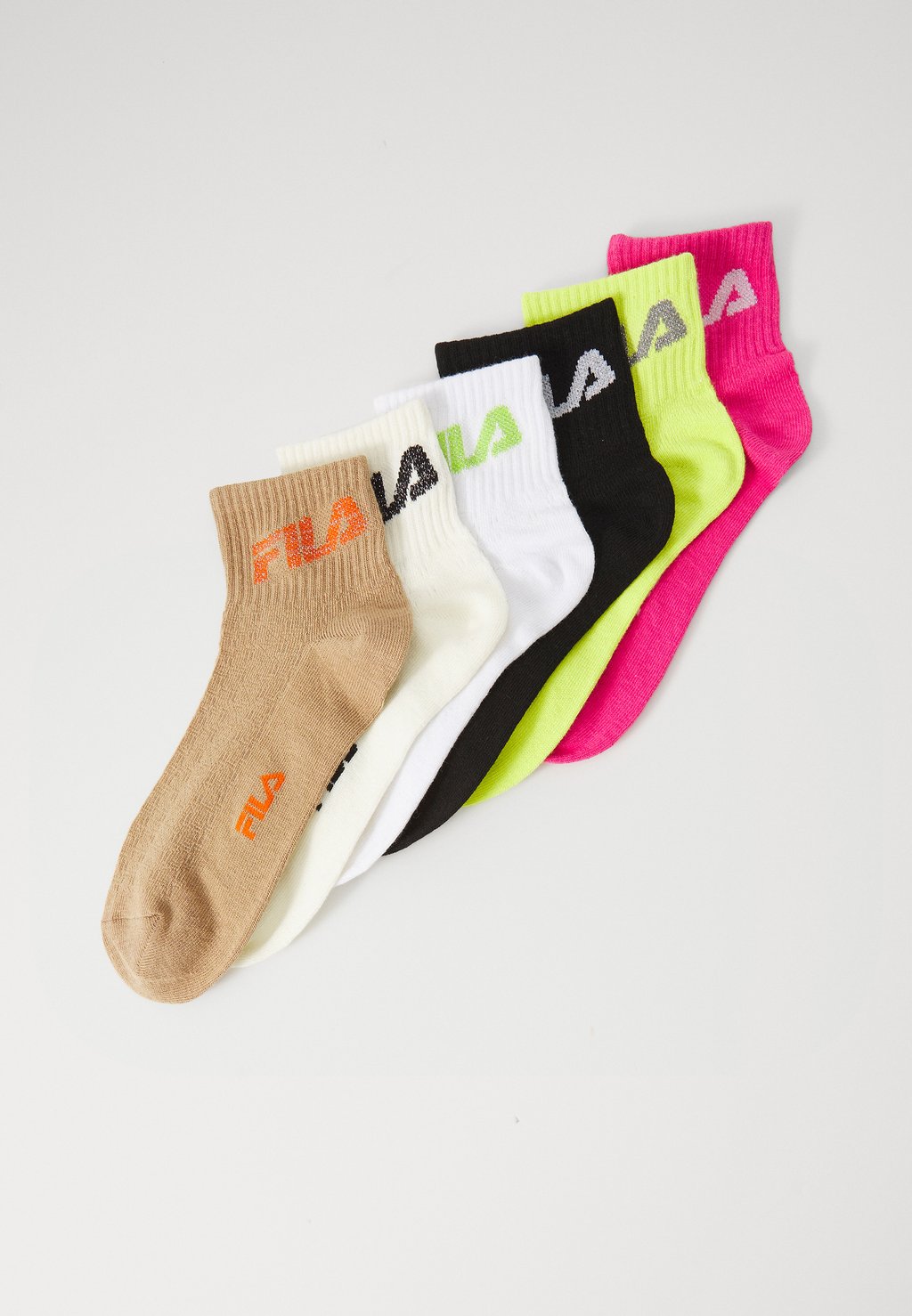 

Носки WOMAN QUARTER 6 PACK Fila, мультиколор