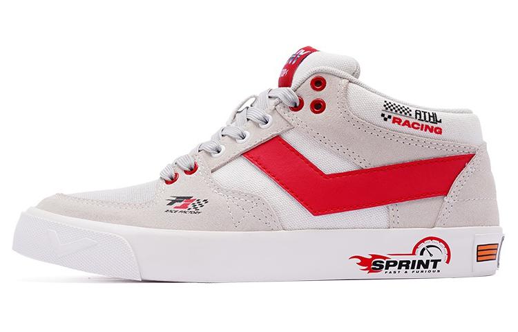 

PONY Atop Coverage нескользящие амортизирующие устойчивые к истиранию лоу-топ скейтборд обувь унисекс бежево-красные, цвет Beige Red