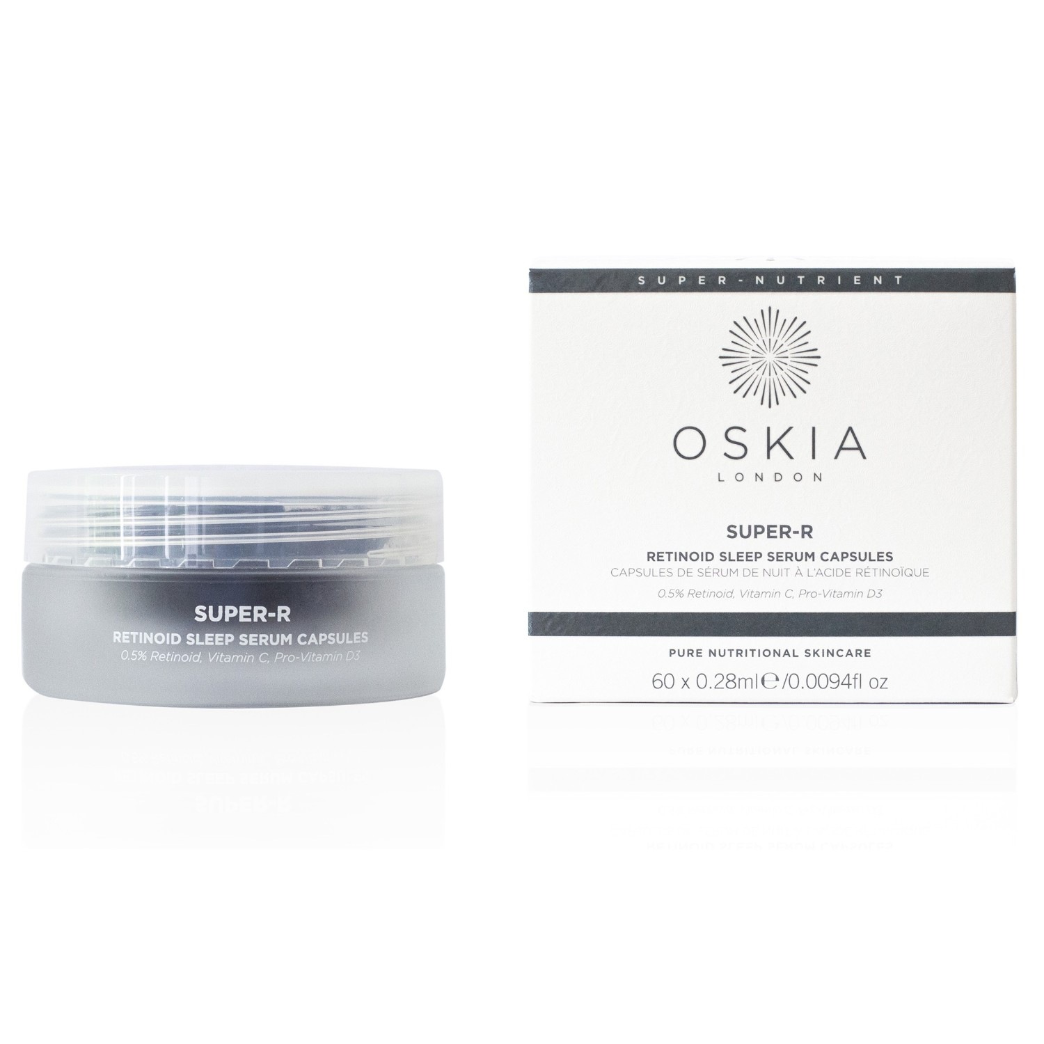 Сыворотка для лица super-r retinoid sleep serum capsules Oskia, количество 1 шт. — фото 2