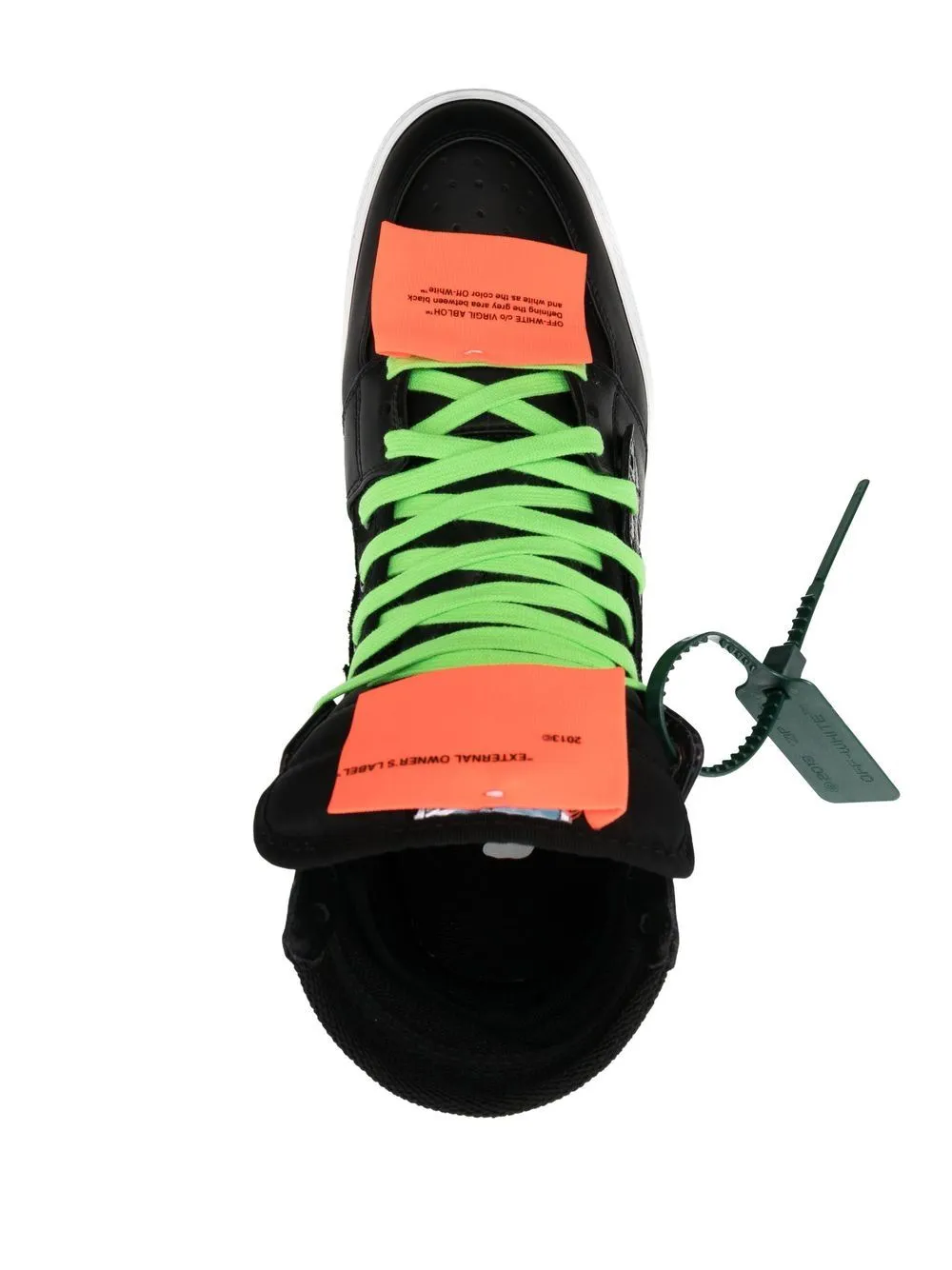 Высокие кроссовки 3.0 Off-Court Off-White, черный — фото 4