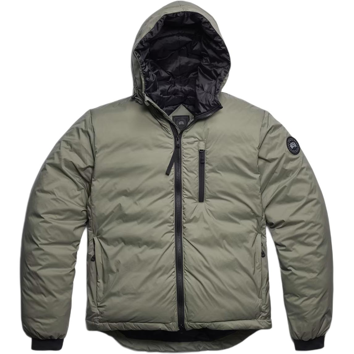 

Лодж худи с молнией Canada Goose, светло-зеленый зеленый