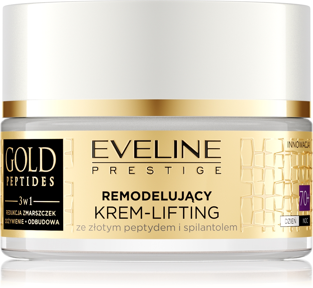 

Укрепляющий крем с золотыми пептидами для зрелой кожи Eveline Cosmetics, 70+ 50 мл