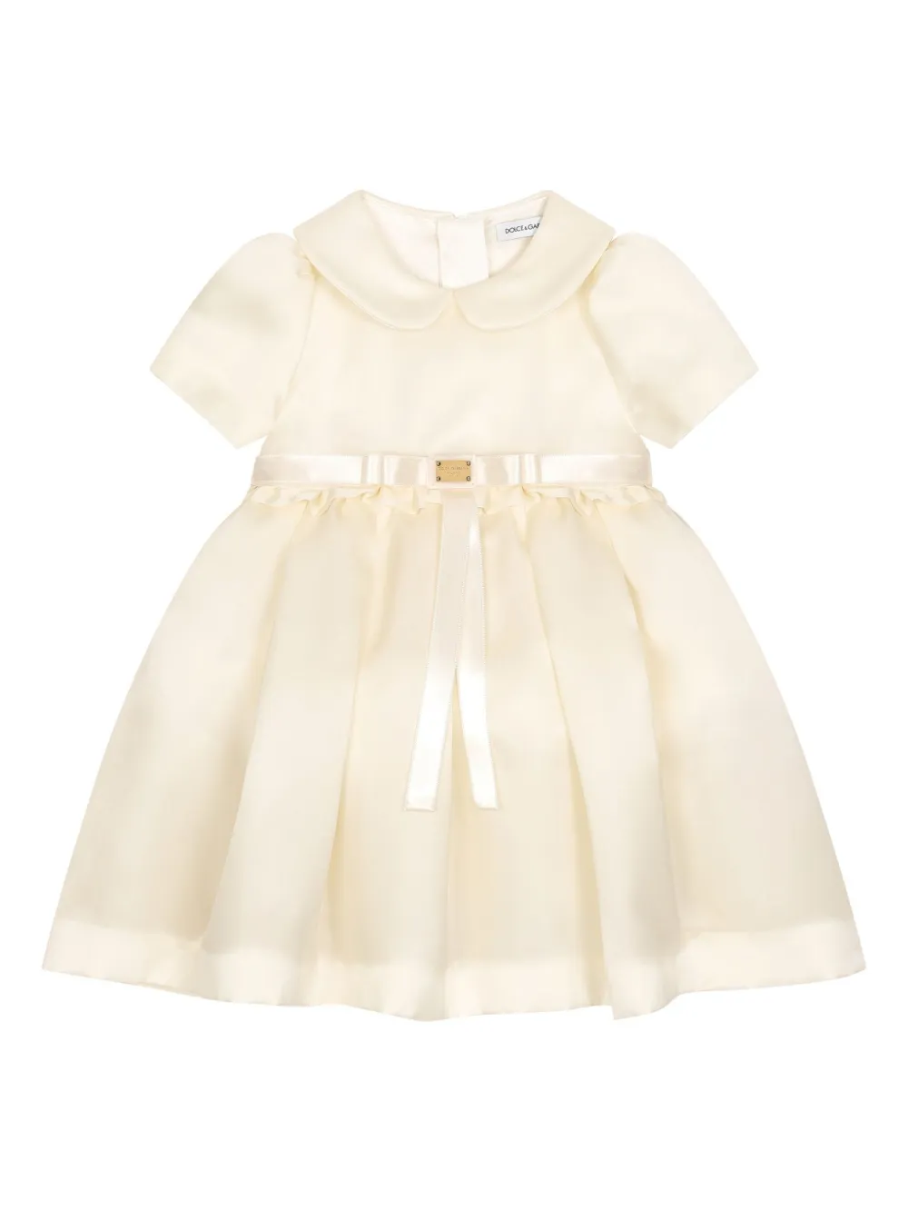 

Платье с логотипом Dolce & Gabbana Kids, нейтральный
