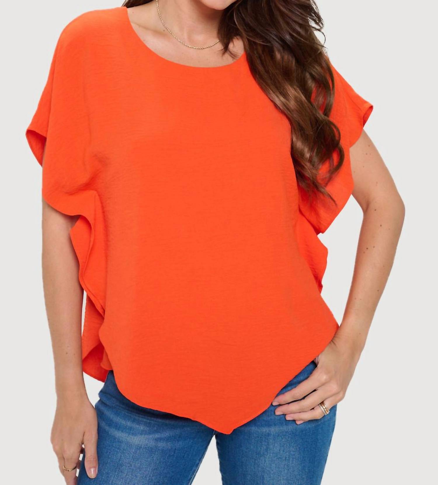 

Top W/ Overlay In Orange LAST TANGO, оранжевый