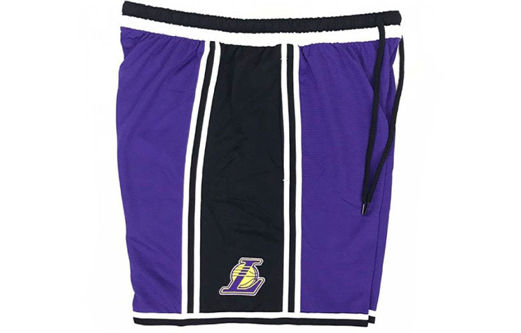 Спортивные шорты Nike Los Angeles Lakers Basketball Sports Shorts Blue — фото 3