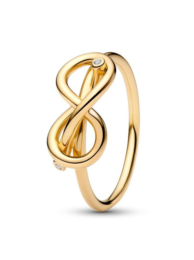 

Кольцо Pandora Infinity Knot Ring, золото