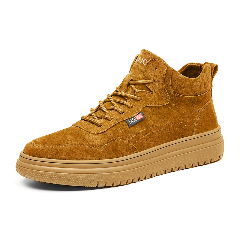 

Year by year Мужские мидтоп скейтборд кроссовки желто-коричневые, цвет Yellow Brown