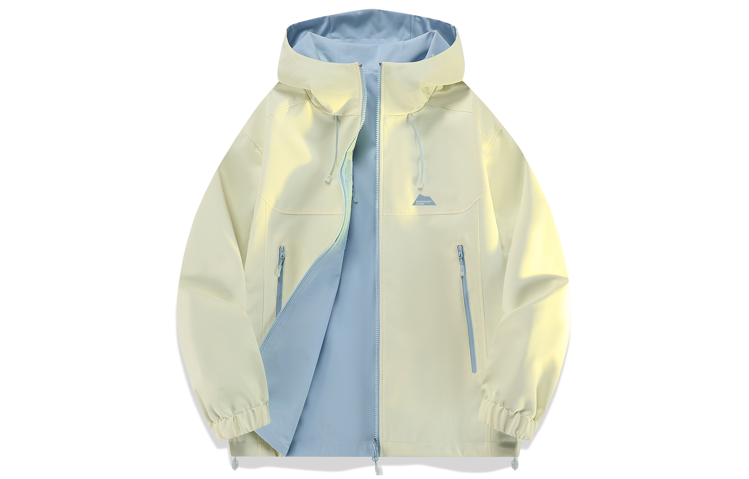 

Куртка Unisex Hooded Moderate Reversible WARRIOR, светло-желтый[reversible]