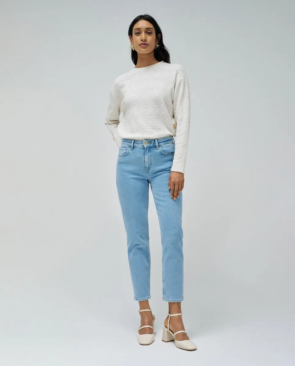 

Укороченные узкие женские джинсы средней посадки Salsa Jeans, синий
