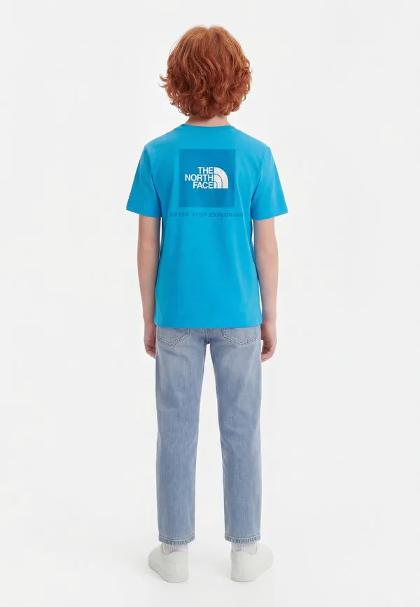 Футболка унисекс с принтом The North Face, Meridian Blue — фото 2
