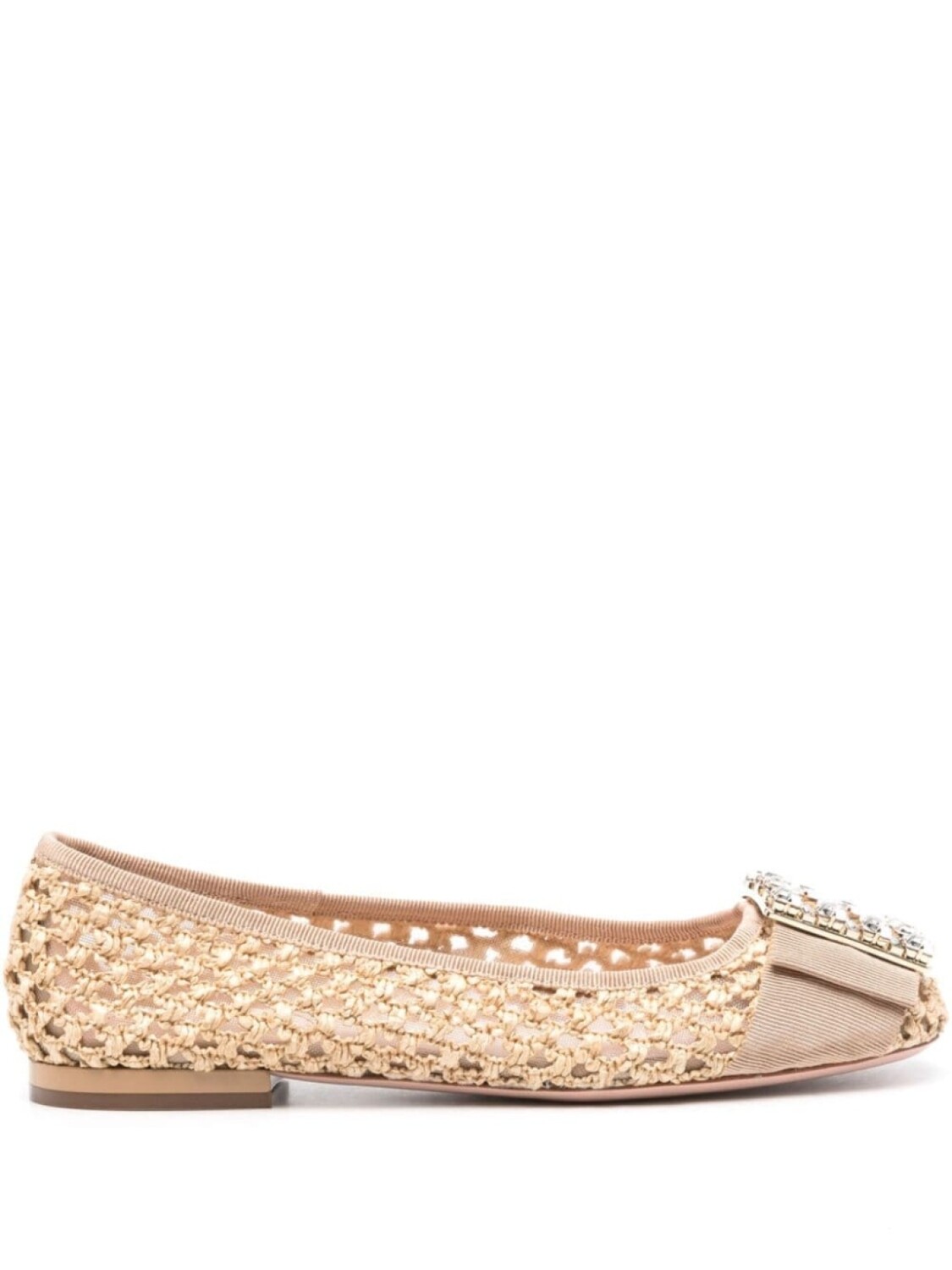 Балетки Très Vivier Strass Roger Vivier, бежевый