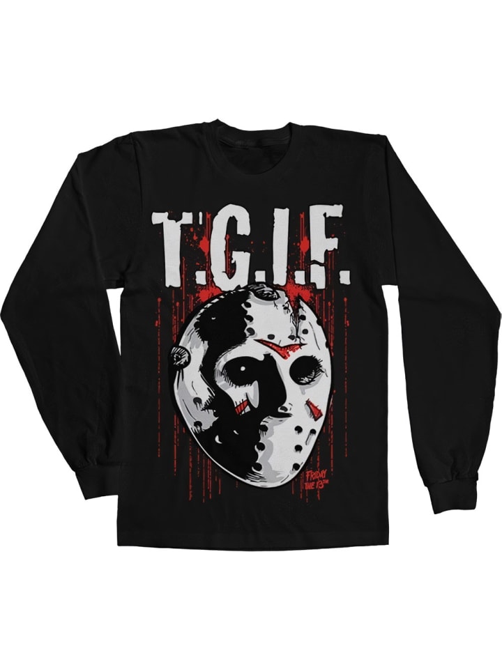 

Лонгслив Friday The 13th, черный