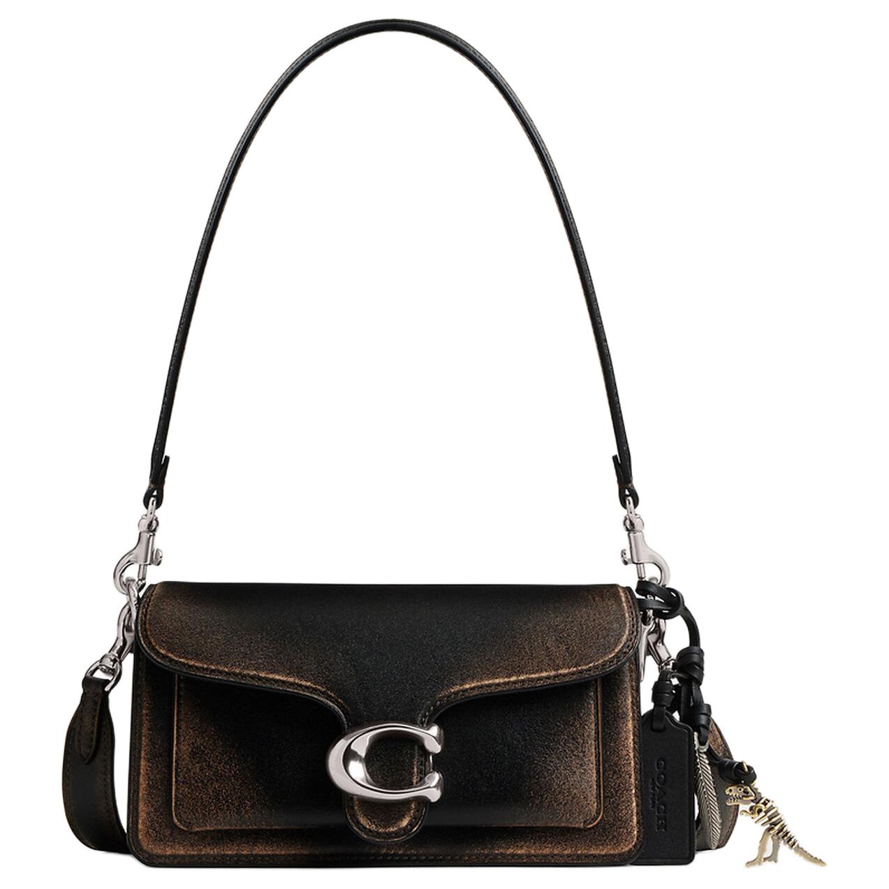 

COACH Сумка кроссбод Tabby Cow Leather, маленькая женская сумка через плечо темно-коричневый