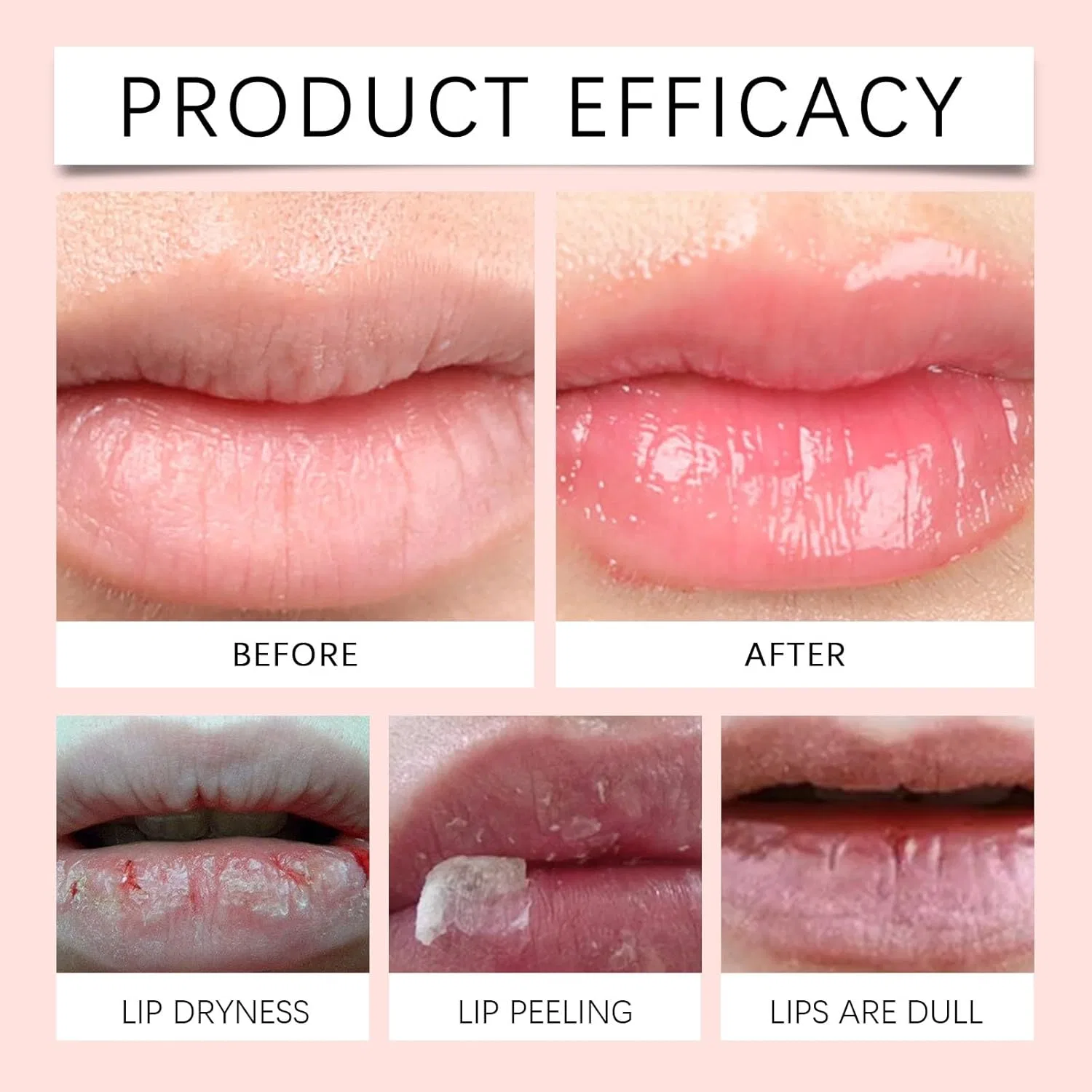 Бальзам для губ увлажняющий Su ммer Lipstick Conditioning Lip Mask, темно-фиолетовый Generic — фото 2