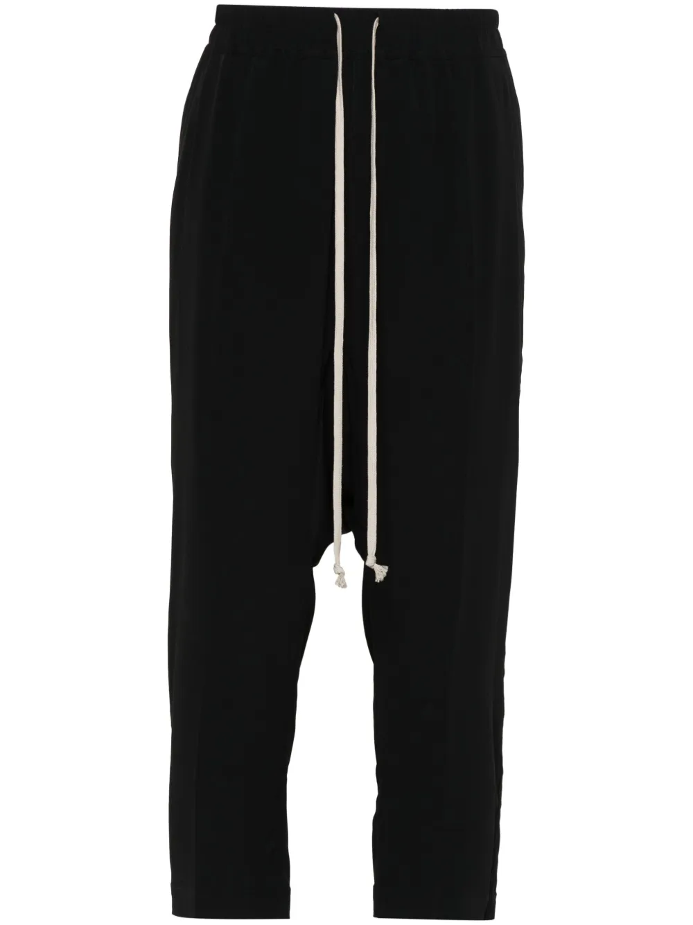 

Креповые брюки Rick Owens, черный