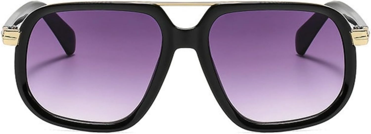 

Солнцезащитные очки Willochra Retro Oversized Square для женщин, модный дизайн, градиентные линзы, защита от УФ-излучения UV400, солнцезащитные очки Pilot черного цвета для мужчин, C3