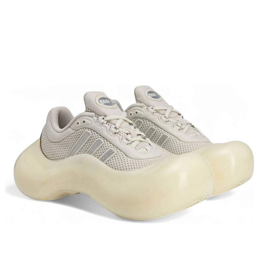 Кроссовки (WMNS) adidas x Avavav Moonrubber Megaride 'Off White', бежевый — фото 3