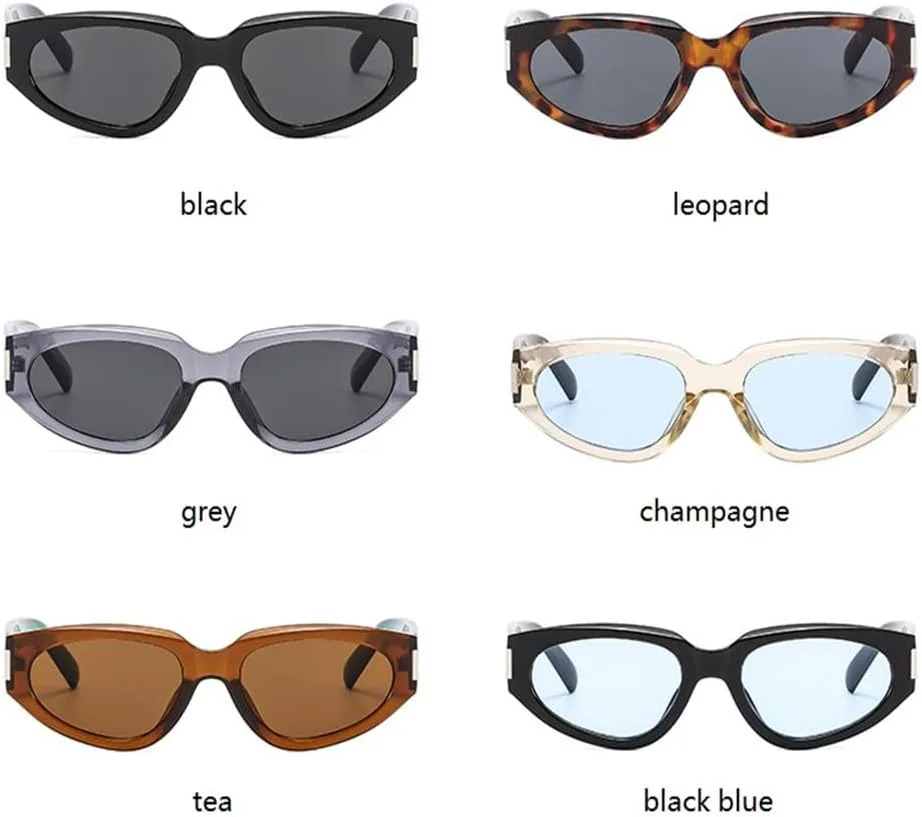 

Женские солнцезащитные очки «кошачий глаз» с градиентным переходом цвета и защитой от УФ-излучения UV400, мужские солнцезащитные очки generic, Black Blue