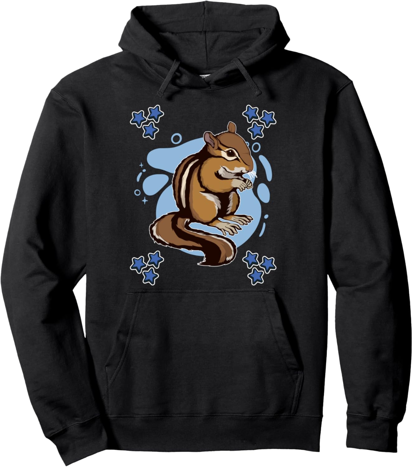 

Худи Synarus Chipmunk Blue Design Chipmanx Funny Chipmunk Merch Women Men Kids, черный