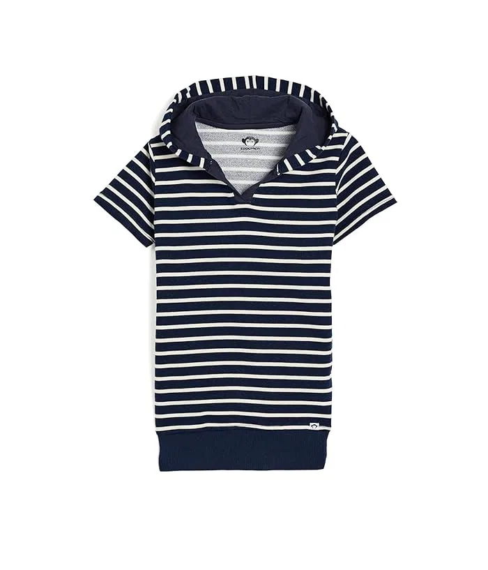 Платье-худи с полосками Appaman Kids, Navy Stripe