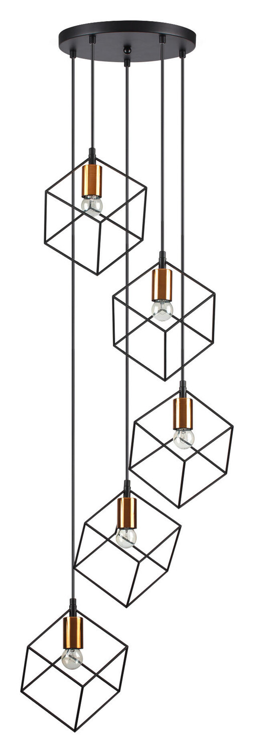 

Подвесной светильник 50x60-245,5 см, черный/бронзовый