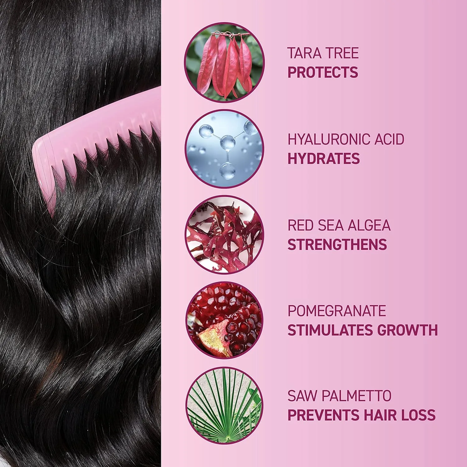 BosleyMD MendXtend Strengthening System с Saw Palmetto и Hyaluronic Acid - предотвращает ломкость и способствует росту для более длинных, густых и объемных волос, 1 шт (упаковка из 3) 134 мл (3 шт.) — фото 4