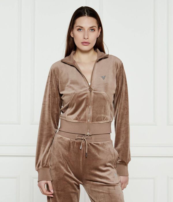 

Свитер Cropped fit Guess Active, коричневый
