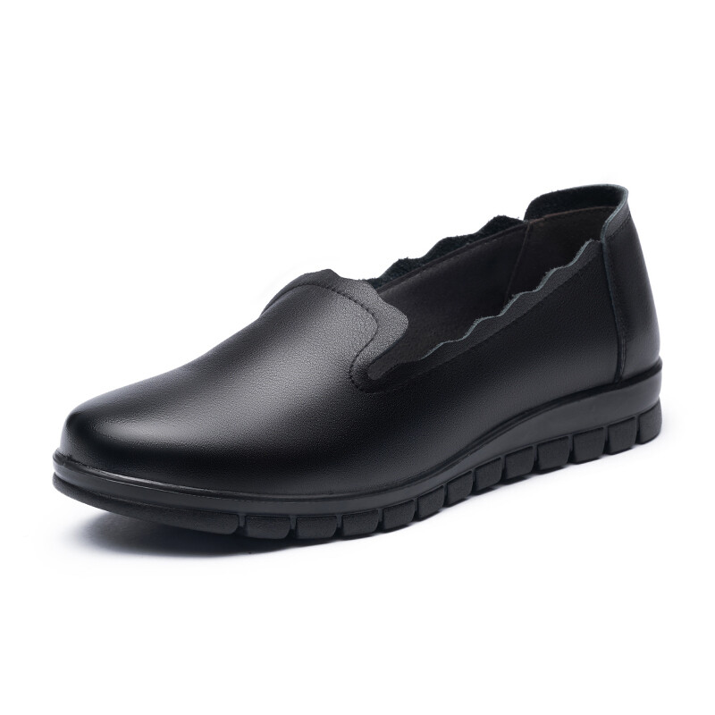 Туфли женские повседневные Women's Casual Shoes Women's Black Aokang — фото 4