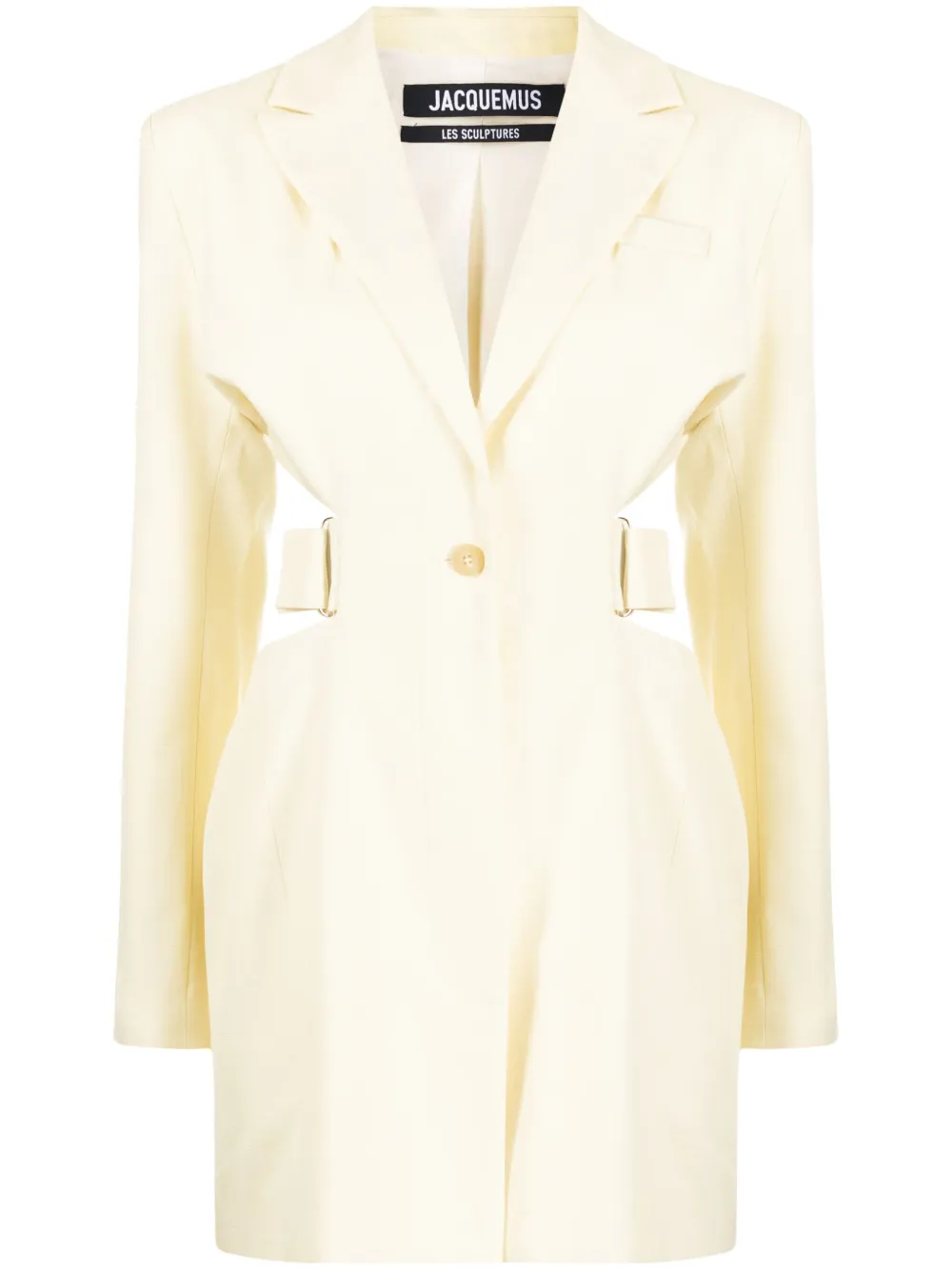 

Платье-блейзер мини La Robe Bari JACQUEMUS, желтый
