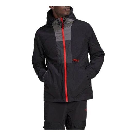 

Куртка adidas originals Contrasting Colors Sports Hooded Jacket Black, черный