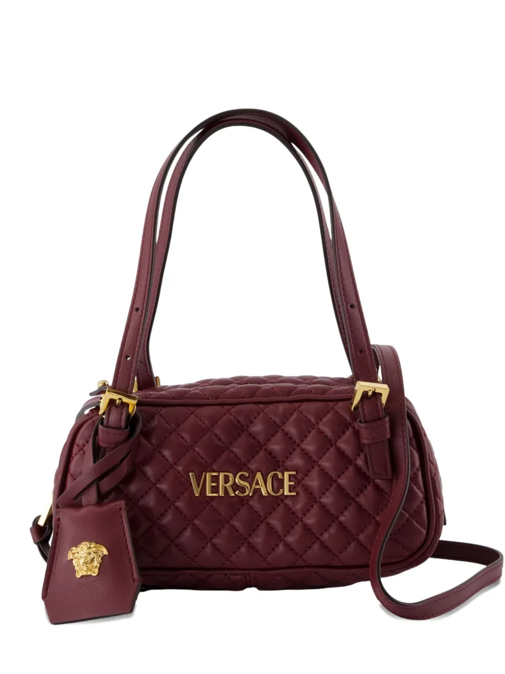 

Маленькая стеганая сумка на плечо VERSACE, красный