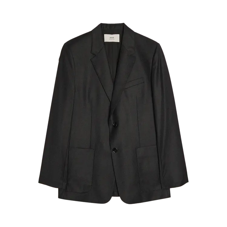 

Куртка Ami Two Buttons 'Heather Grey', серый