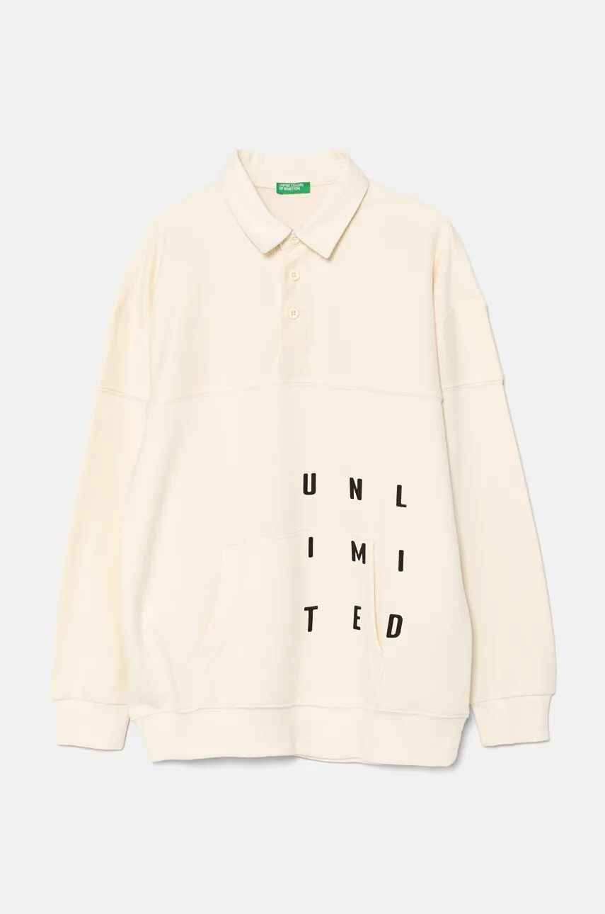 

Детская толстовка United Colors of Benetton, бежевый