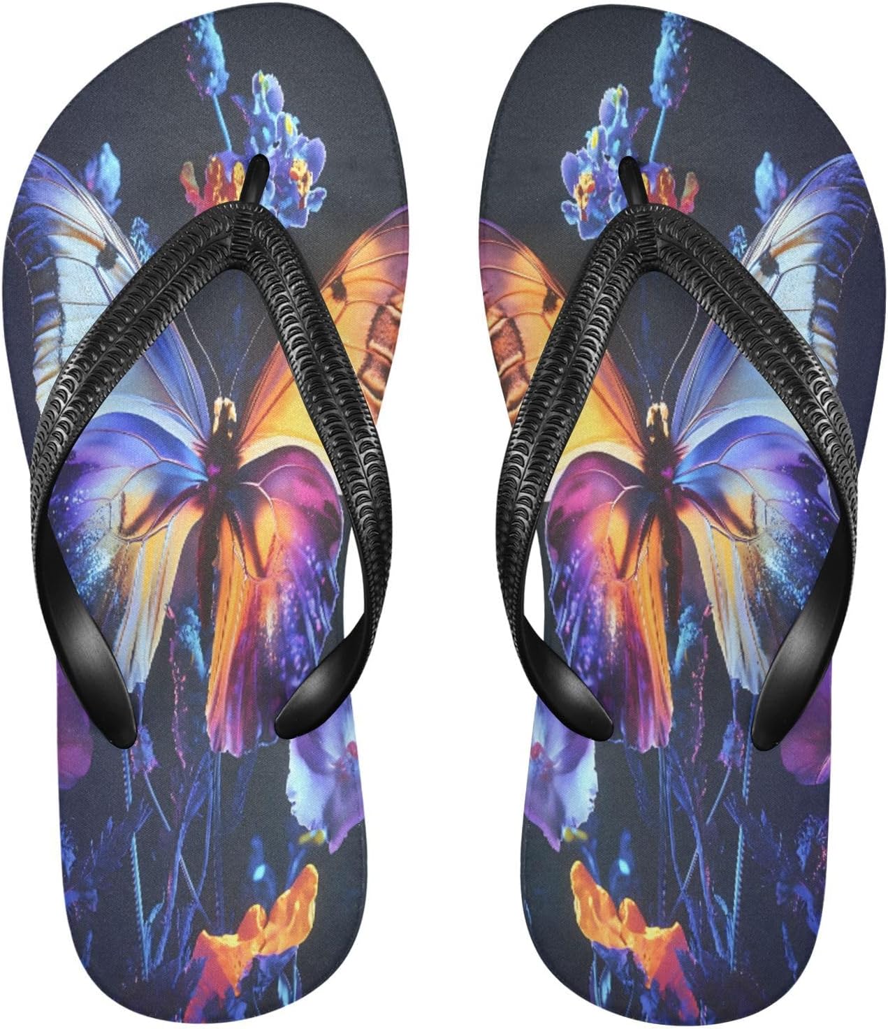 

Шлепанцы MNSRUU для женщин и мужчин, Butterfly I18113