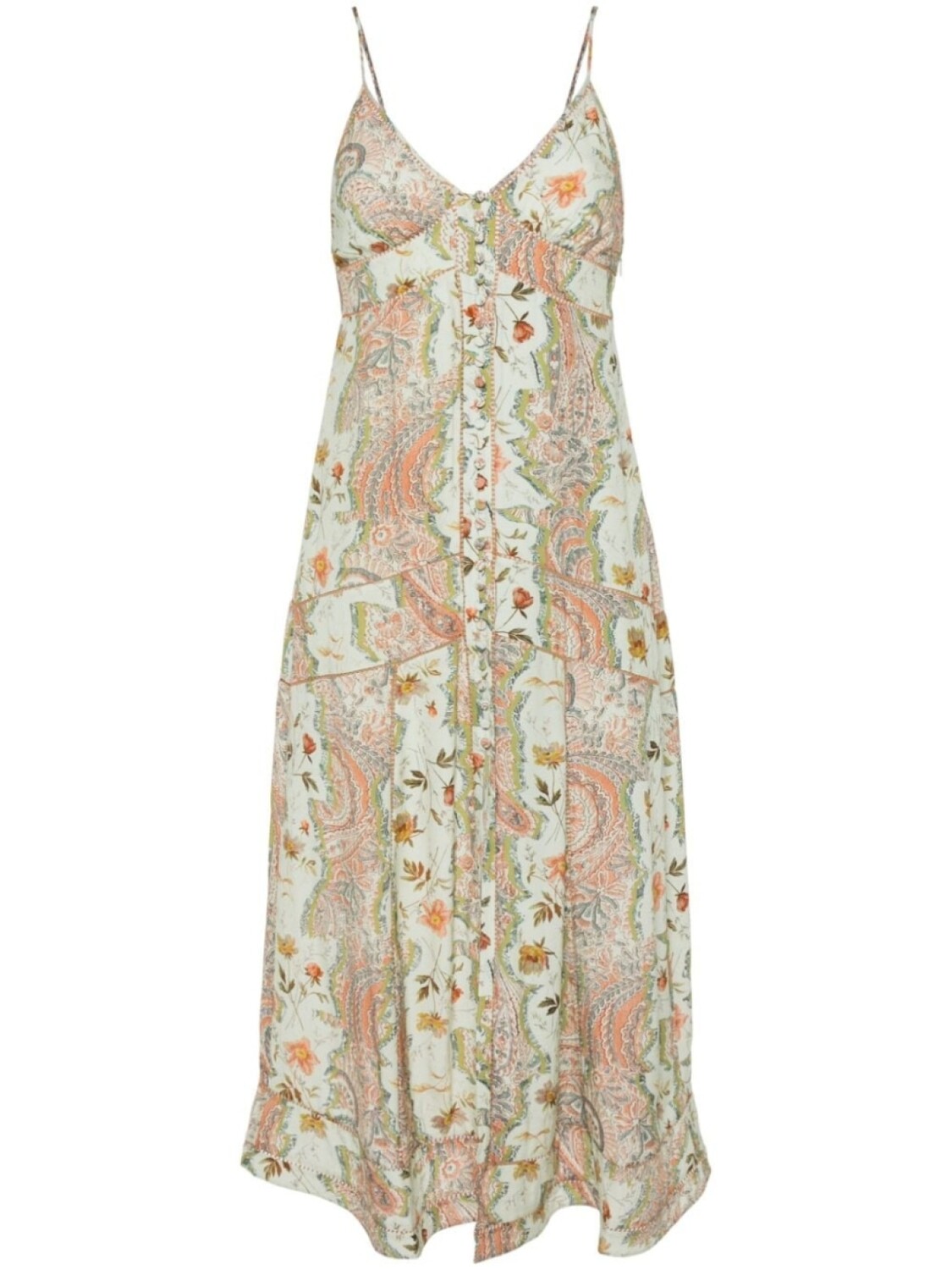 

AllSaints платье макси Dahlia с V-образным вырезом, зеленый