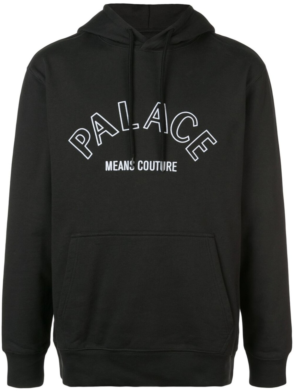 

Palace толстовка с капюшоном и логотипом, черный